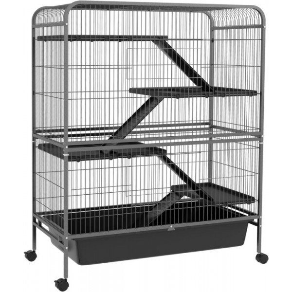 YIDE 53.5" Small Animal Cage, 5-Level Metal F...