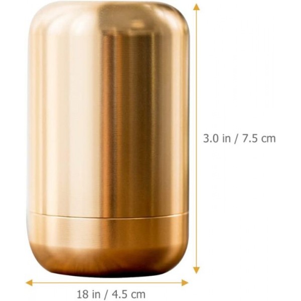 YIDE 2pcs Aluminium Small Portable Condiment Can Sugar Tins Airtight Delicate Container Caddy Home Loose Flour Tank Empty Alloy Storage Red Coffee Metal Travel Sealed Food For Kitchen