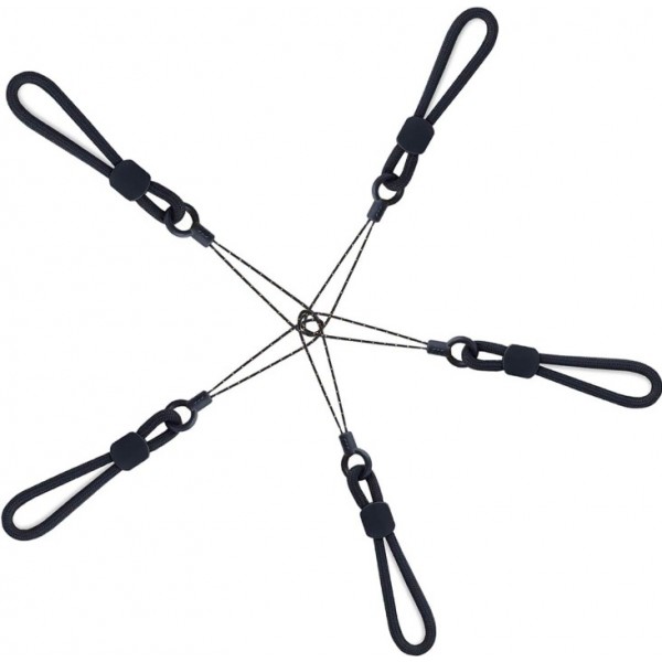 YIDE Ring Lanyards Black Finger Strap 5 Pack Short Rope Small Lanyard,For Phone Cases Keys Keychain USB Flash Drive CellPhone iPod ID Card Badge Camera